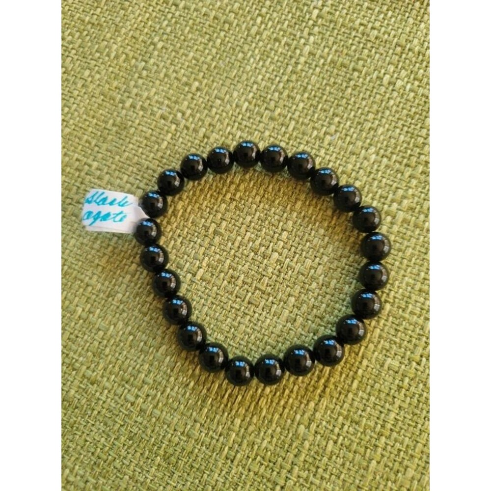 Healing Black Obsidian Beaded Bracelet